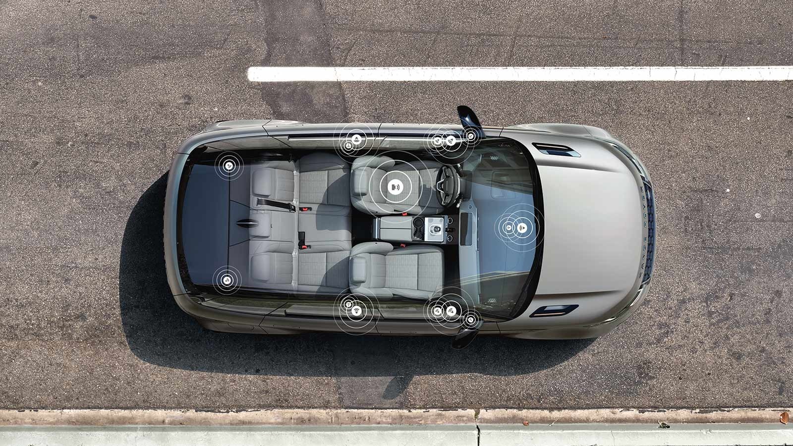 RANGE ROVER EVOQUE audiosystém